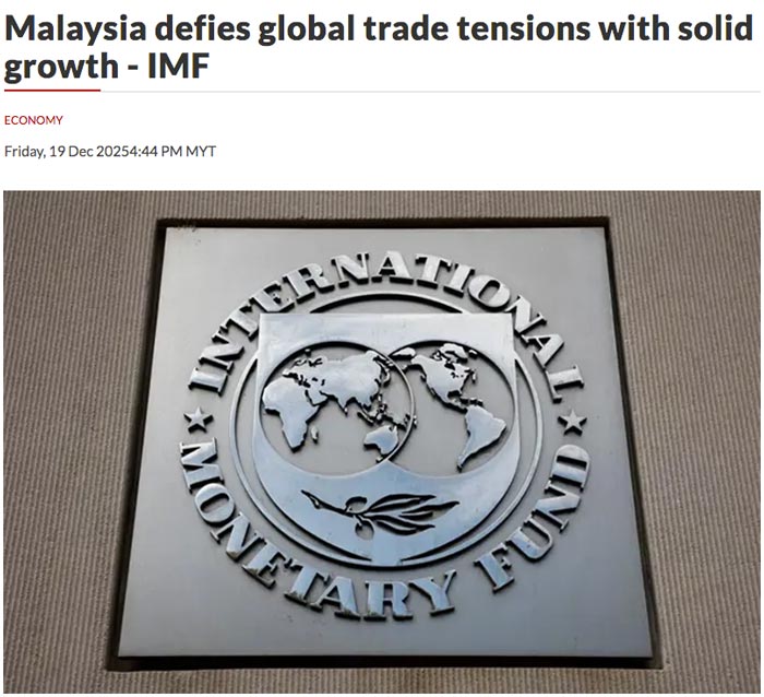 Malaysia defies global trade tensions with solid growth - IMF