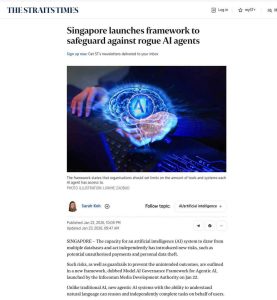 Singapore launches framework to safeguard against rogue AI agents 