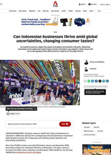Indonesian Businesses Navigate Mounting Global Uncertainty