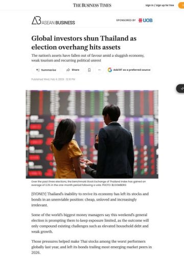 Thailand's Election Overhang Deters Global Investors