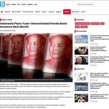BERNAMA Indonesia Plans Yuan Denominated Panda Bond Issuance Next_-bernama.com